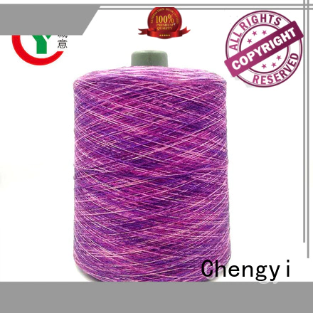 Chengyi rainbow yarn factory price for wholesale
