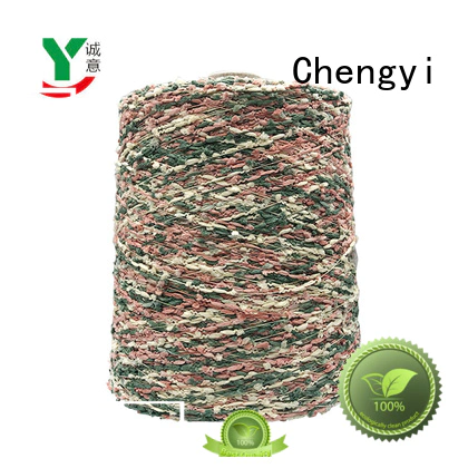 Oeko-tex Quality Space Dyed Slub 100 Polyester Fancy Lantern Yarn for Knitting