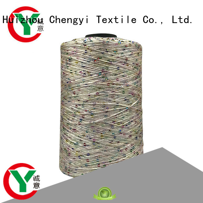 Chengyi hot-sale sequin yarn manufacturers top OEM