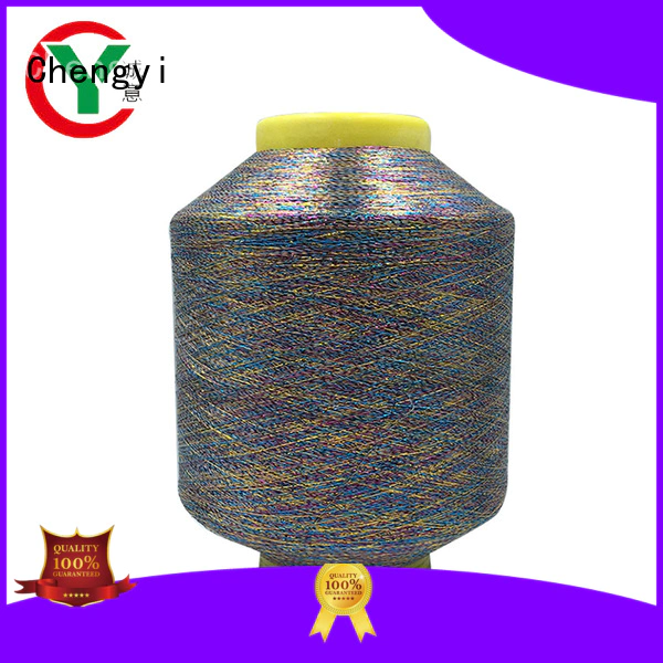 Chengyi promotional metallic knitting yarn durable factory direct supply