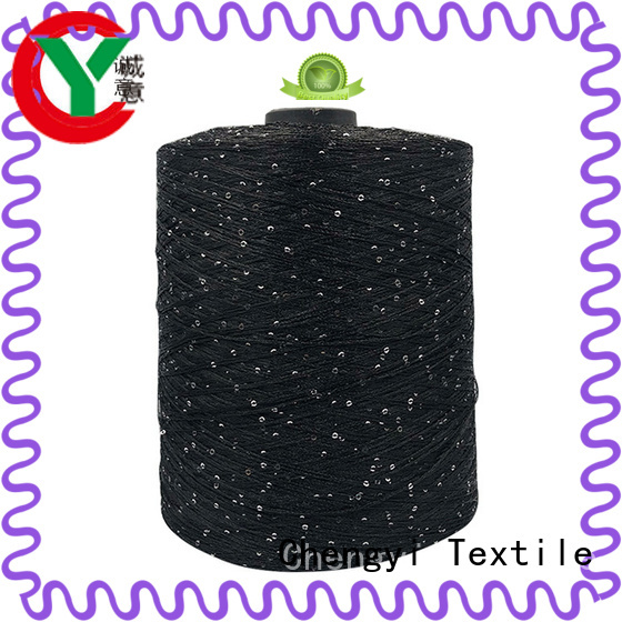 Chengyi professional chunky yarn with sequins light-weight