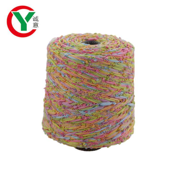 Oeko-tex Quality Space Dyed 100 Polyester Big Lantern Fancy Yarn for Sweater Knitting