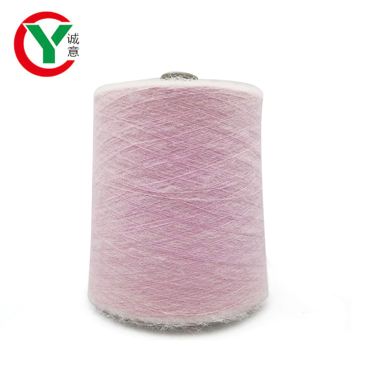 China Supply Oeko-tex Quality Popular Mohair Blended Yarn for Knitting
