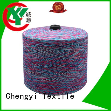 Chengyi space dyed polyester yarn factory price for wholesale
