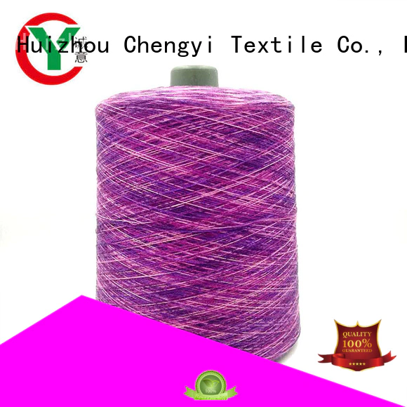 Chengyi colorful space dyed yarn factory price for wholesale