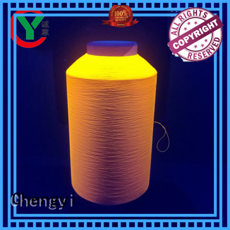 Светящаяся пряжа Chengyi на заказ оптом вязание тканей