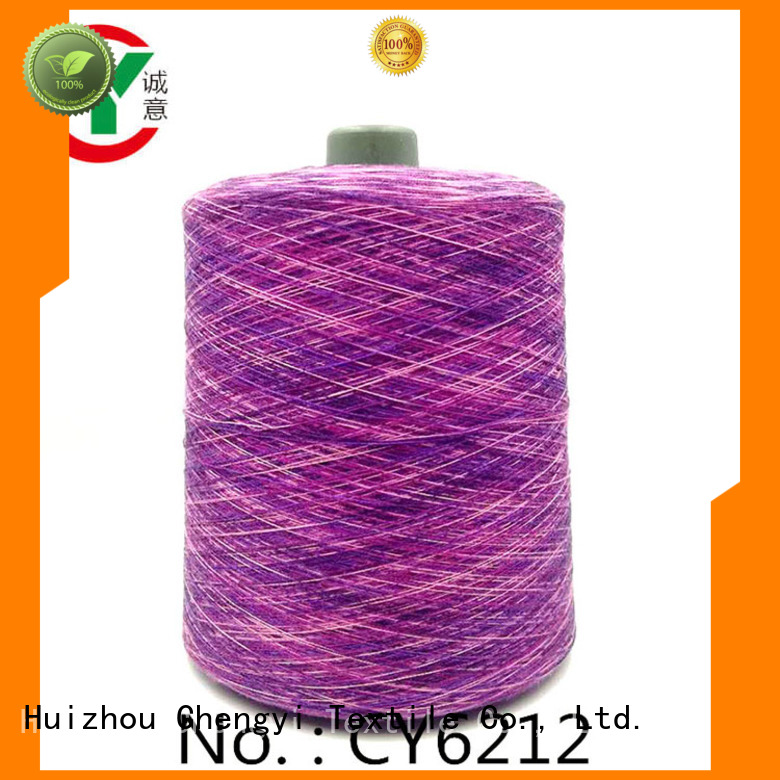 bulk supply space dyed polyester yarn factory price for wholesale