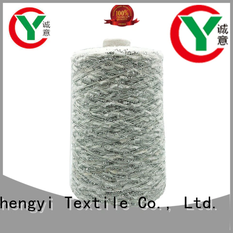Chengyi free sample brushed polyester yarn best quality for wholesale