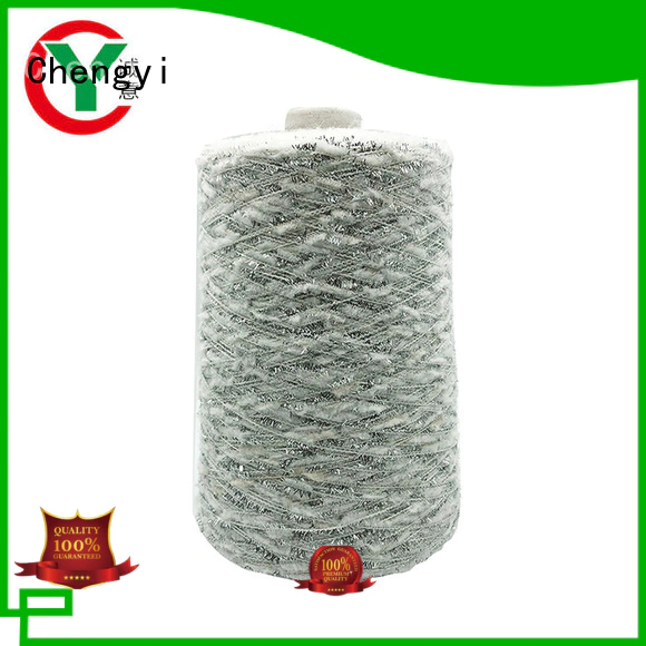 Chengyi free sample brushed polyester yarn factory price fast delivery
