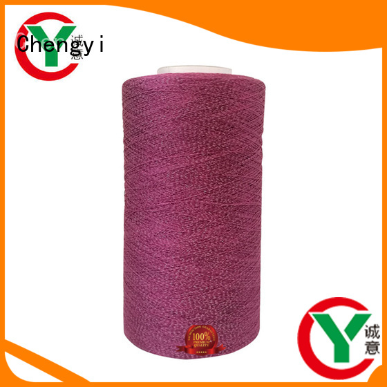Chengyi colorful glow reflective yarn low cost