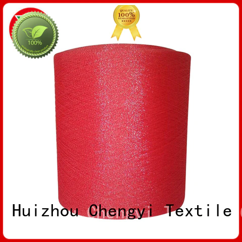 Chengyi factory price glittery yarn bulk fast delivery