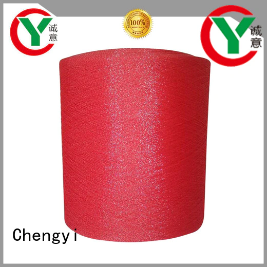 Chengyi glittery yarn bulk for wholesale