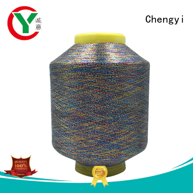 Chengyi promotional metallic knitting yarn popular factory direct supply