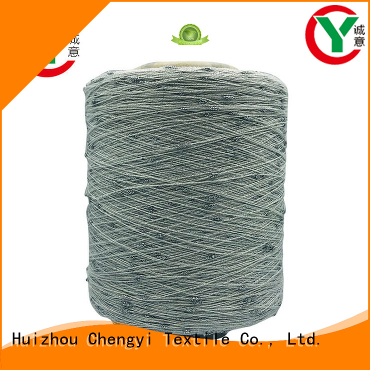 Chengyi custom dot yarn 100% polyester