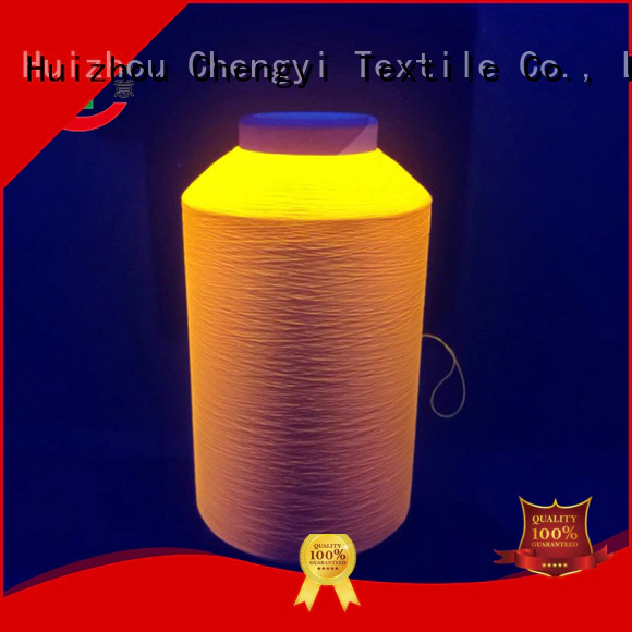 Chengyi luminous yarn cheapest price cloths knitting