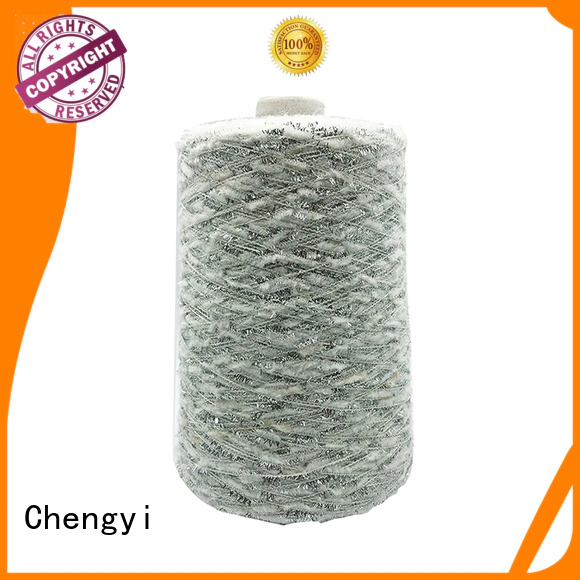 Chengyi free sample brushed polyester yarn factory price from best factory