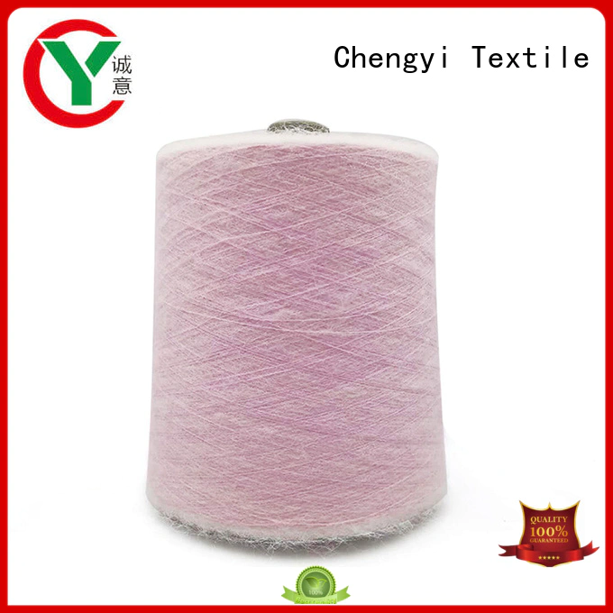 Chengyi hot-sale knitting mohair yarn fast delivery