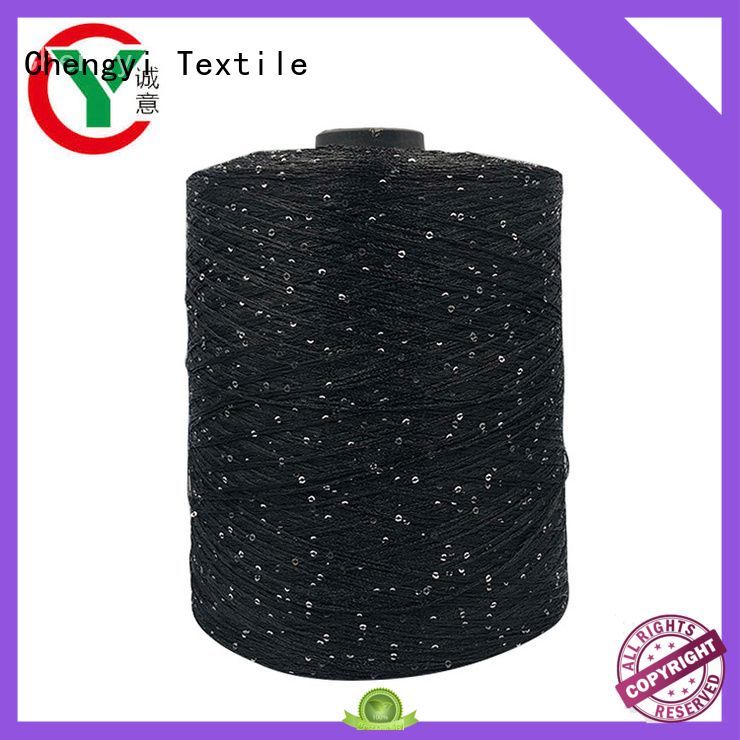 Chengyi cheapest price sequin yarn high-quality OEM