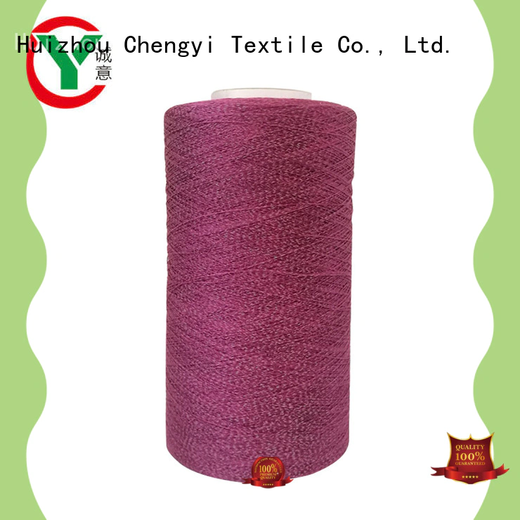 Chengyi promotional reflective knitting yarn top brand low cost