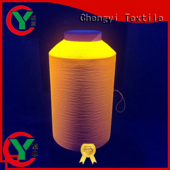 Chengyi glow in the dark yarn wholesale factory direct supply