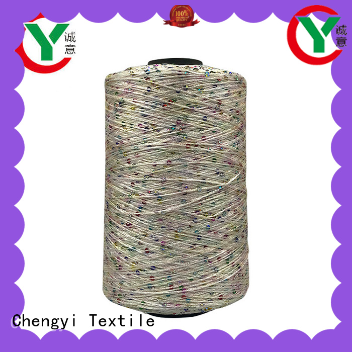Chengyi hot-sale sequin yarn manufacturers top light-weight