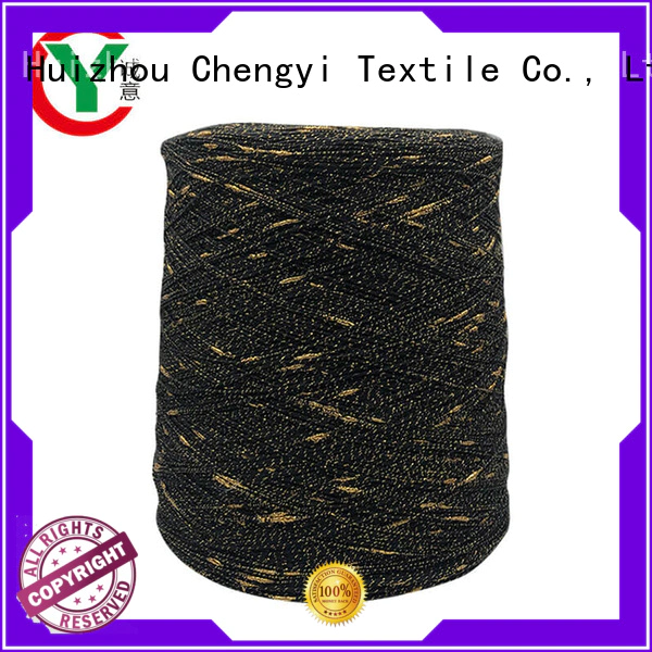 Chengyi dot knitting yarn 100% polyester from best factory