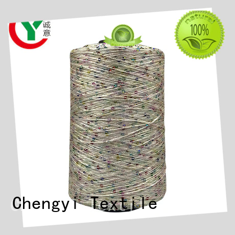 Chengyi cheapest price sequin yarn manufacturers top OEM