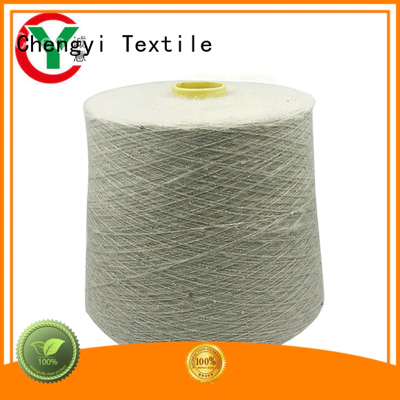 Chengyi professional mohair yarn with sequins OEM