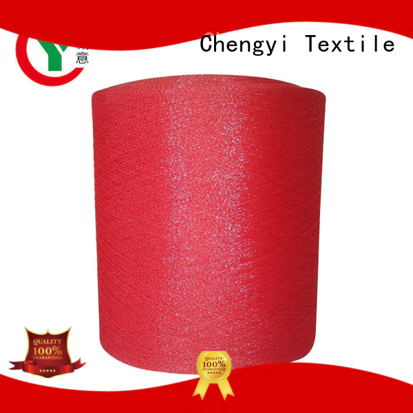Chengyi best manufacturer glitter knitting yarn bulk for wholesale