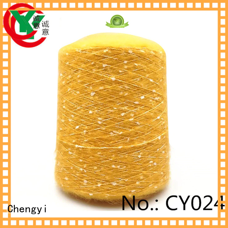 Chengyi bulk brushed polyester yarn chic fast delivery