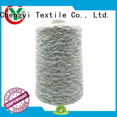 Chengyi free sample brushed polyester yarn best quality from best factory