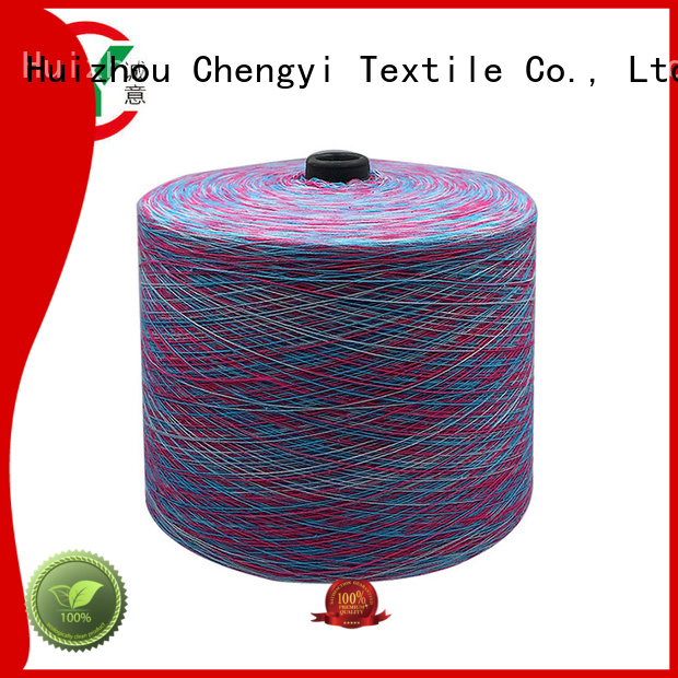 Chengyi colorful space dyed yarn factory price best factory