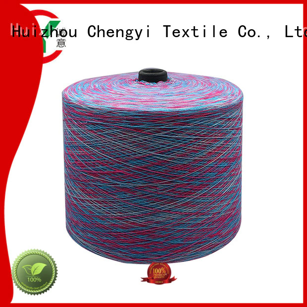 Chengyi colorful space dyed yarn factory price best factory