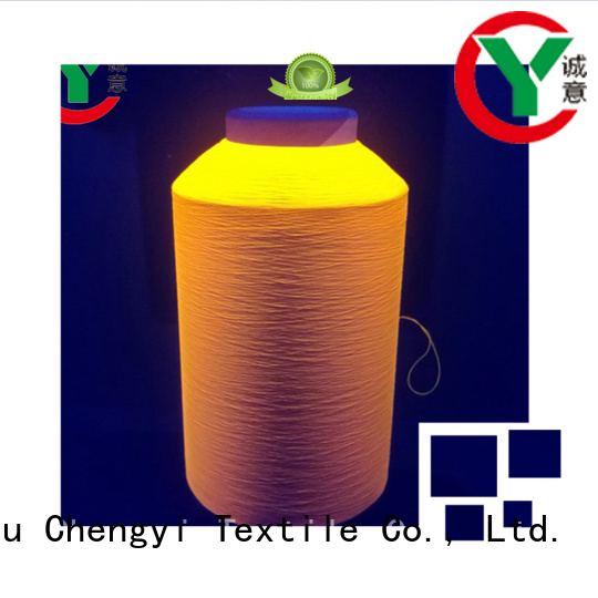 светящаяся пряжа оптом ткани вязание Chengyi