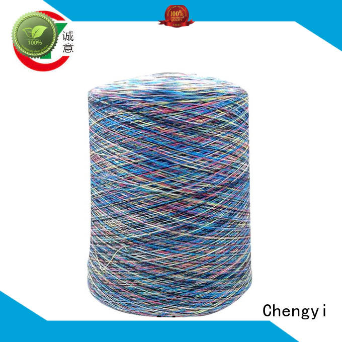 Chengyi rainbow knitting yarn factory price best factory