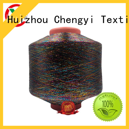 Chengyi professional metallic knitting yarn durable high quality