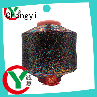 Chengyi metallic knitting yarn popular factory direct supply