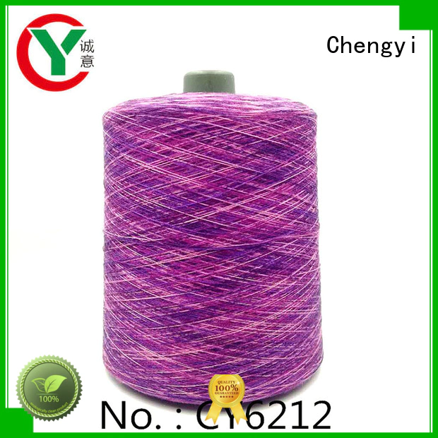 colorful space dyed polyester yarn high-quality for wholesale