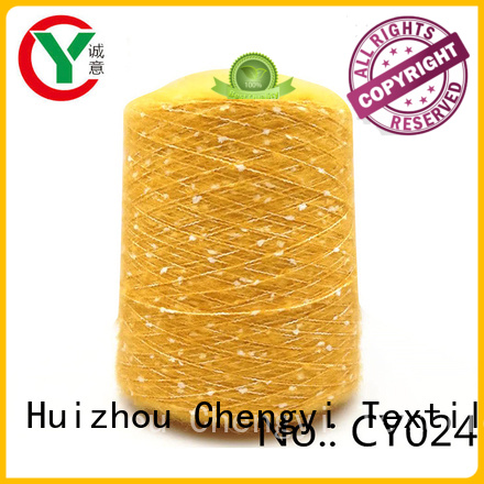 Chengyi custom brushed polyester yarn factory price fast delivery