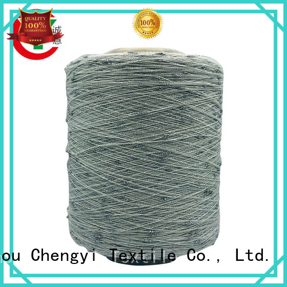 Chengyi custom dot knitting yarn 100% polyester for spinning