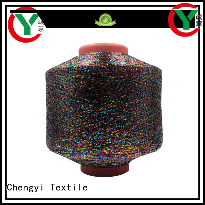 Chengyi metallic knitting yarn popular high quality