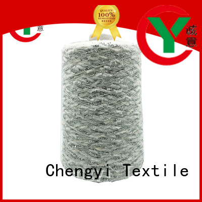 Chengyi free sample brushed polyester yarn chic for wholesale