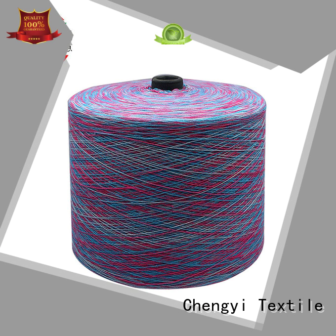 Chengyi custom rainbow knitting yarn factory price fast delivery
