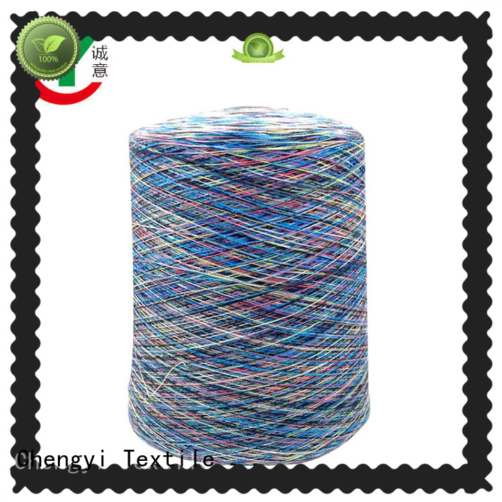 Chengyi colorful soft rainbow yarn fast delivery