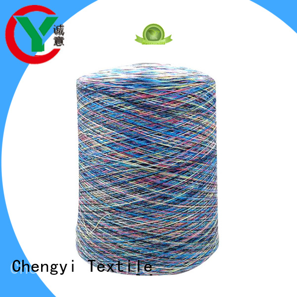 Chengyi colorful rainbow knitting yarn hot-sale best factory