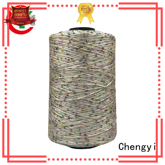 Chengyi professional sequin knitting yarn top for wholesale