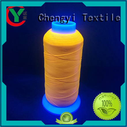 Chengyi promotional glow in the dark yarn high-performance top brand