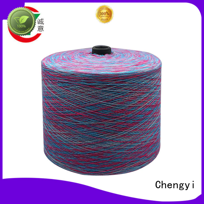 Chengyi bulk supply rainbow knitting yarn factory price best factory