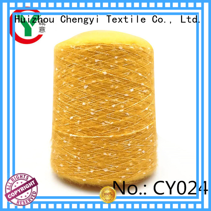 Chengyi brushed polyester yarn factory price fast delivery