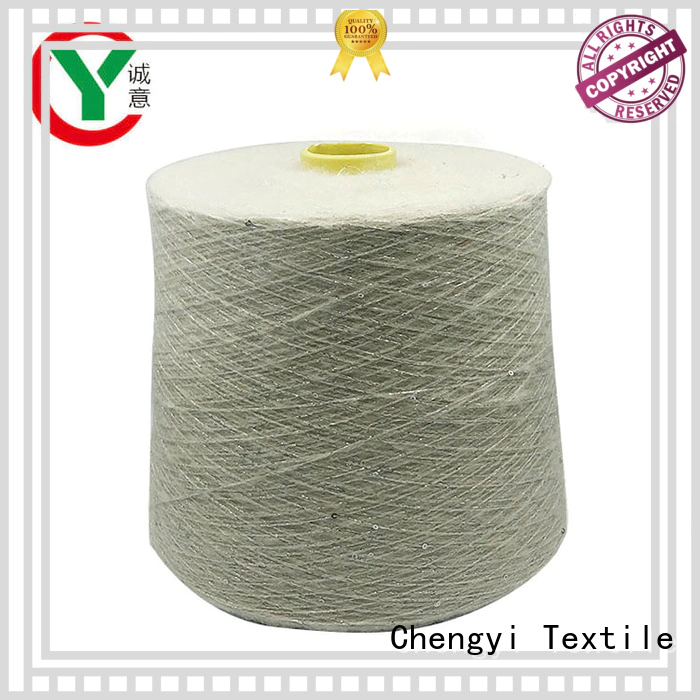 professional sequin wool yarn top light-weight